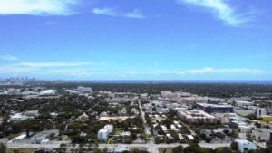 Aerial of South Miami City
